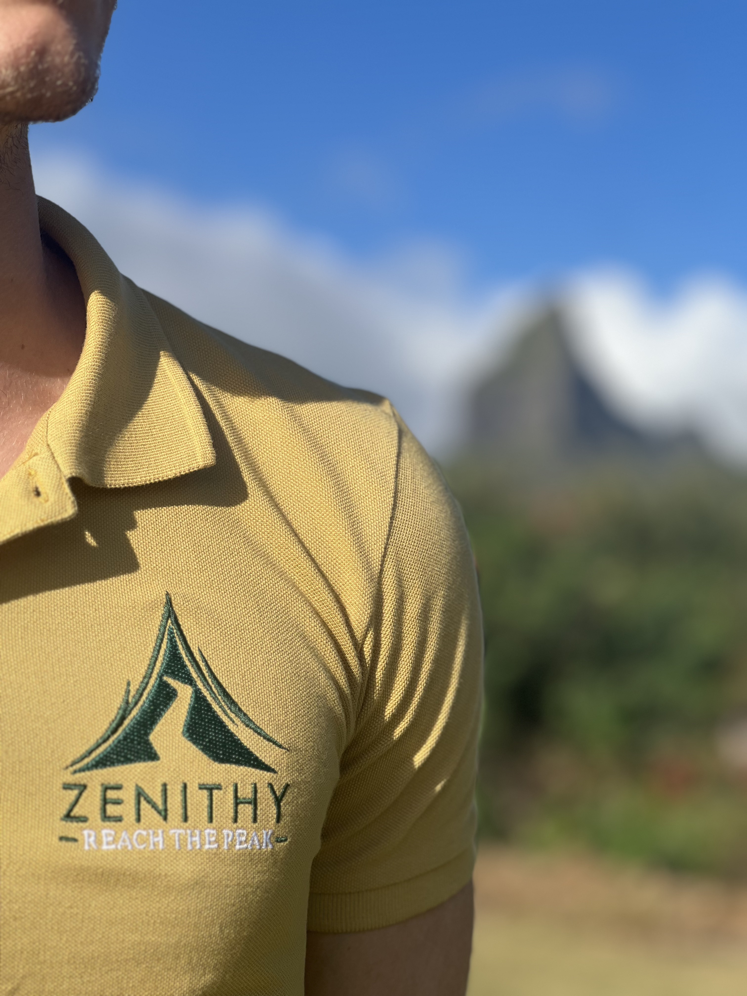 Zenithy polo with embroidered logo, Mauritius